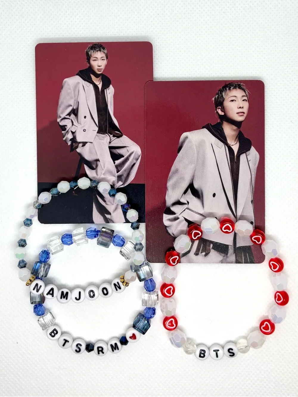 (5pcs) BTS RM NAMJOON BIAS BUNDLE Photocard Bracelet ARIRANG 2026